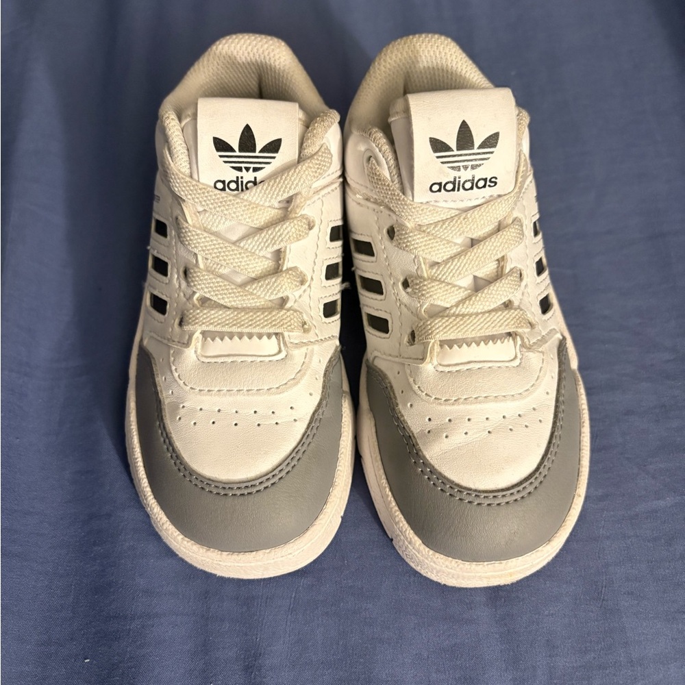 Adidas Kids Shoes - White and Gray